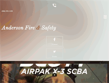 Tablet Screenshot of anderson-fire.com